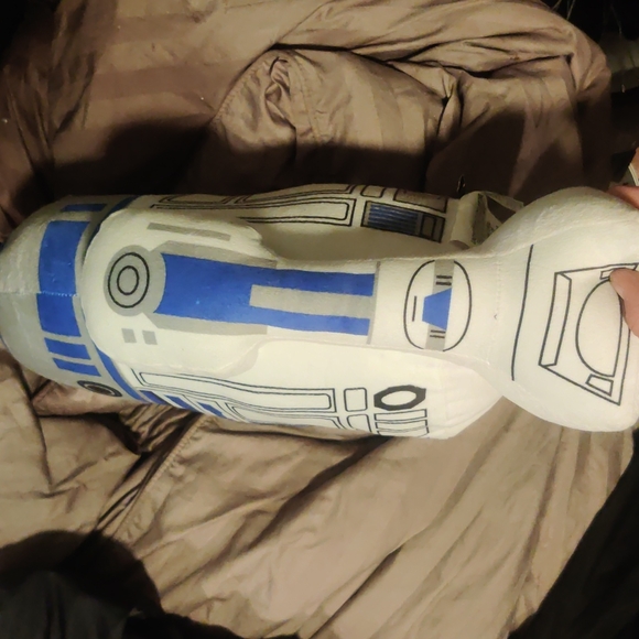 R2d2 15" plush stuffed pillow - Picture 3 of 5